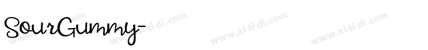 SourGummy字体转换