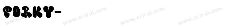 porky字体转换
