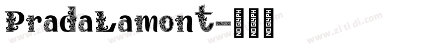 PradaLamont字体转换