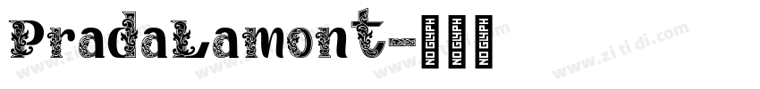 PradaLamont字体转换