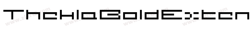 TheklaBoldExtended字体转换