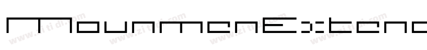 MounmenExtended字体转换