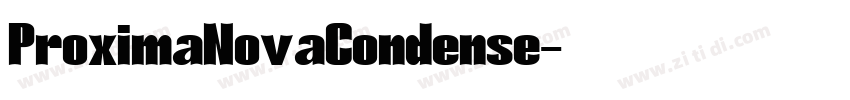 ProximaNovaCondense字体转换