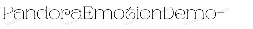 PandoraEmotionDemo字体转换