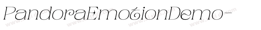 PandoraEmotionDemo字体转换