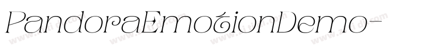 PandoraEmotionDemo字体转换