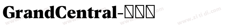 GrandCentral字体转换