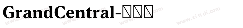 GrandCentral字体转换