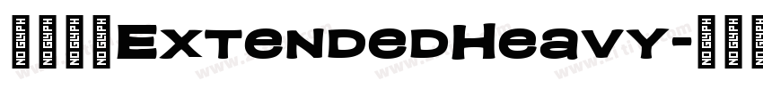 未來熒黑ExtendedHeavy字体转换
