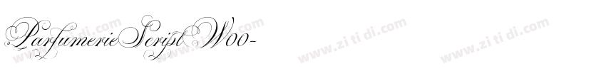 ParfumerieScriptW00字体转换