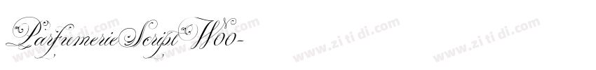 ParfumerieScriptW00字体转换