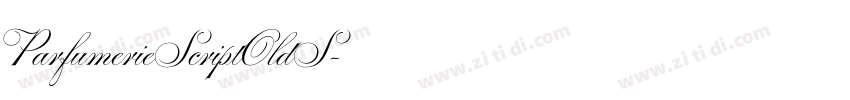 ParfumerieScriptOldS字体转换