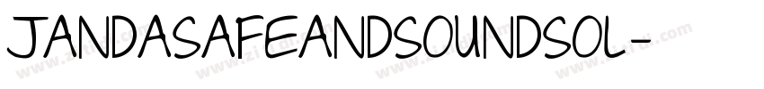 JandaSafeandSoundSol字体转换