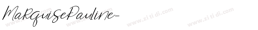 MarquisePauline字体转换