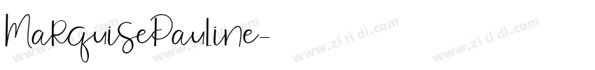 MarquisePauline字体转换