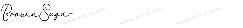 BrownSuga字体转换