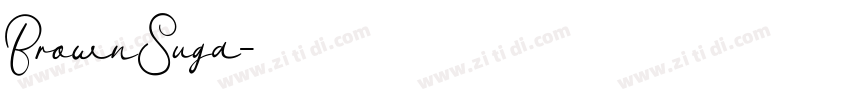 BrownSuga字体转换