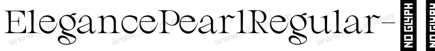 ElegancePearlRegular字体转换
