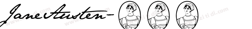 JaneAusten字体转换