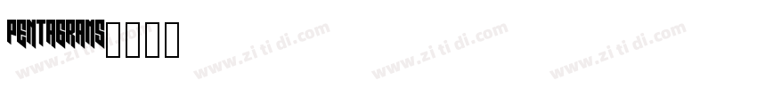 pentagrams字体转换 pentagrams字体转换