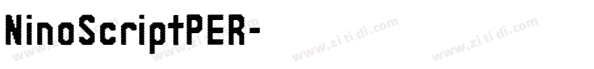 NinoScriptPER字体转换