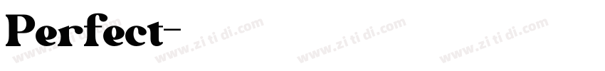Perfect字体转换