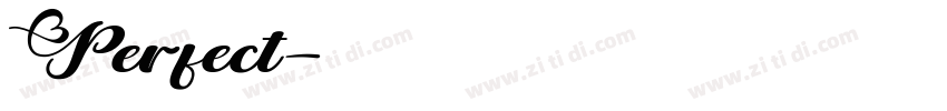 Perfect字体转换