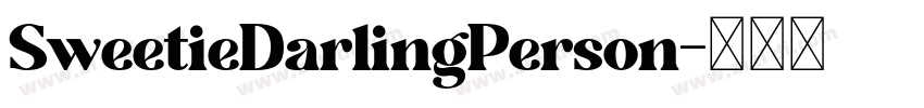 SweetieDarlingPerson字体转换