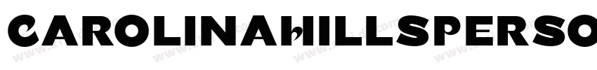 CarolinaHillsPersona字体转换