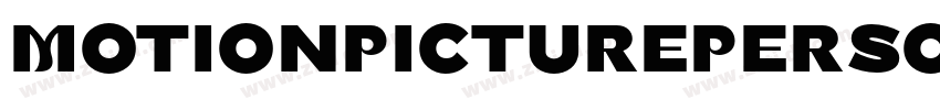 MotionPicturePersona字体转换