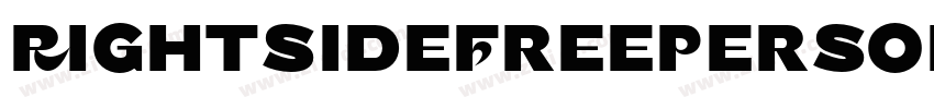 RightsideFreePersona字体转换
