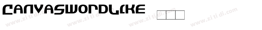 CanvaSwordLike字体转换