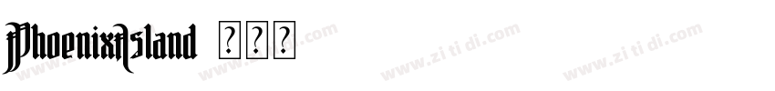 PhoenixIsland字体转换