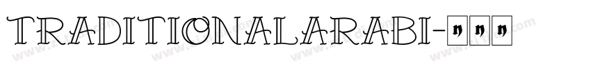 TraditionalArabi字体转换
