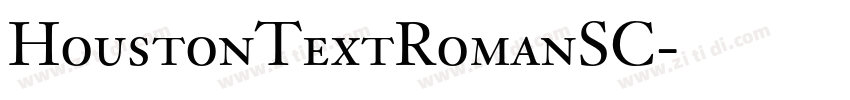 HoustonTextRomanSC字体转换