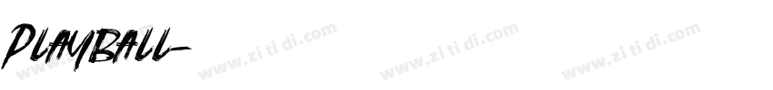 Playball字体转换