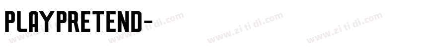 PlayPretend字体转换