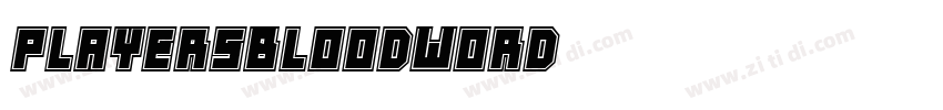 PlayersBloodWord字体转换