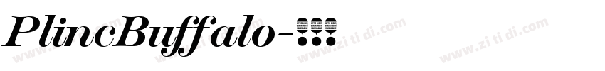 PlincBuffalo字体转换
