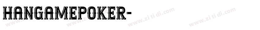 HangamePoker字体转换