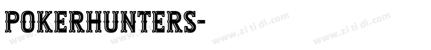 PokerHunters字体转换
