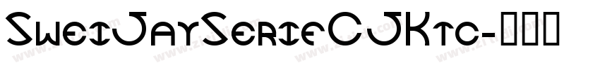 SweiJaySerifCJKtc字体转换