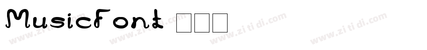 MusicFont字体转换