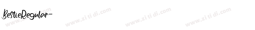 BestieRegular字体转换
