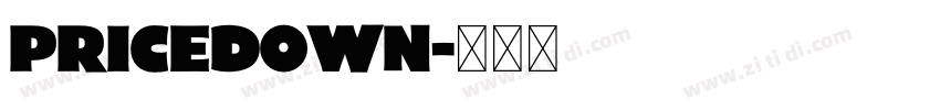 Pricedown字体转换