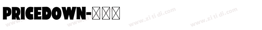Pricedown字体转换