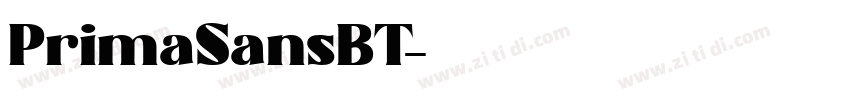 PrimaSansBT字体转换