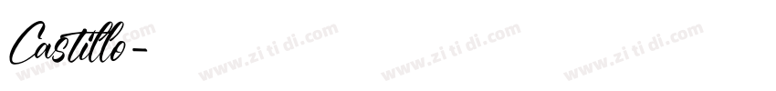 Castillo字体转换
