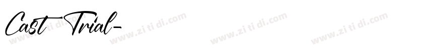 CastTrial字体转换