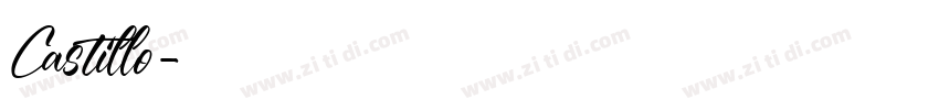 Castillo字体转换